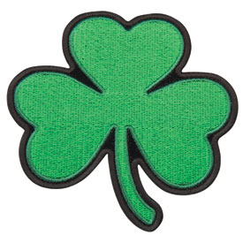 Hot Leathers Embroidered Patch -  Shamrock