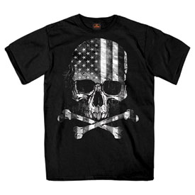 Hot Leathers Flag Skull T-Shirt