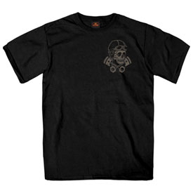 Hot Leathers Vintage Skull and Cross Pistons T-Shirt