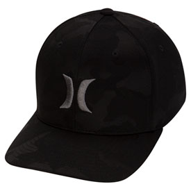 Hurley Black Textures Flex Fit Hat
