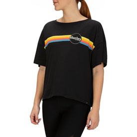 Hurley Women's Jammer Stripe Flouncy T-Shirt