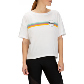Hurley Women's Jammer Stripe Flouncy T-Shirt