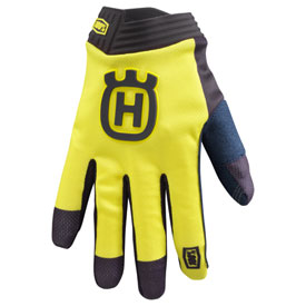 Husqvarna iTrack Railed Gloves 2021 Medium Yellow/Blue
