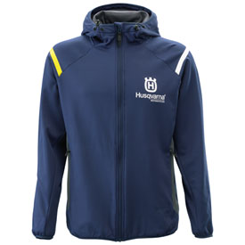 Husqvarna Team Midlayer Zip-Up Hooded Sweatshirt Medium Blue