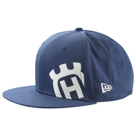 Husqvarna Team Flat Snapback Hat  Blue