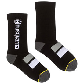 Husqvarna Crew Socks  Black