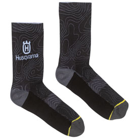 Husqvarna Topo Crew Socks  Black