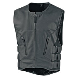 Icon Regulator D30 Stripped Leather Vest