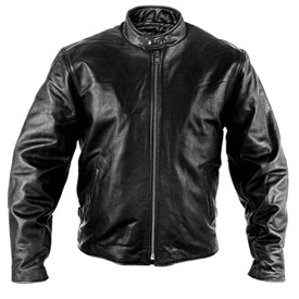 Interstate Leather Basic Touring Motorcycle Jacket