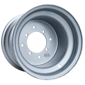4/110 4/130 ITP Steel Wheel 10X8 3.0 + 5.0 Silver