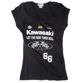 Kawasaki Women's Race Vintage T-Shirt