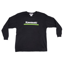 Kawasaki Youth 3 Green Lines Long Sleeve T-Shirt