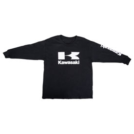 Kawasaki Youth Stacked Logo Long Sleeve T-Shirt