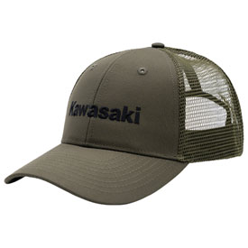 Kawasaki TrueTimber® Mesh Snapback Hat  Green