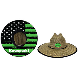 帽子 WICAGROCERY Straw Hat Mountain Kawasaki Flag Straw Hat | Casual | Rocky Mountain ATV/MC