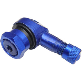 K & L 90 Degree Valve Stem 10mm Blue