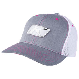 Klim Icon Snapback Hat One Size Fits All Heathered Grey/White