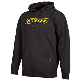 Klim Corp Hooded Sweatshirt Medium Black/Vibrant Yellow