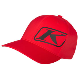 Klim Rider Delta Stretch Fit Hat Small/Medium Fiery Red/Black