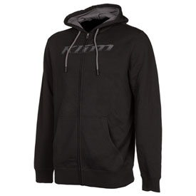 Klim Shadow Zip-Up Hooded Sweatshirt Medium Black/Asphalt