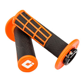 KTM Lock-On Grip Set Black/Orange