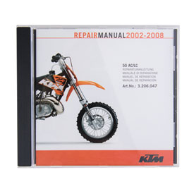 KTM OEM CD-ROM Repair Manual