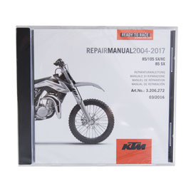 KTM OEM CD-ROM Repair Manual