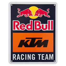 KTM Red Bull Racing Team Metal Sign