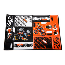 KTM Team Graphic Sticker Sheet