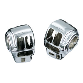 Kuryakyn Switch Housings for Harley-Davidson® Models with Factory Radio and Cruise Controls  Chrome