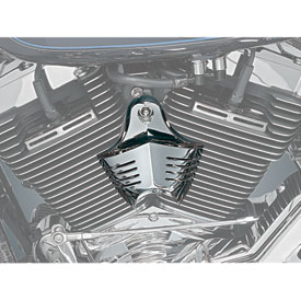 Kuryakyn V-Shield Horn Cover  Chrome