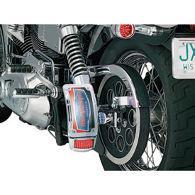 Kuryakyn L.E.D. Curved Vertical Side Mount License Plate Frame With Taillight