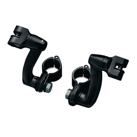 Kuryakyn Longhorn Offset Foot Peg Mounts with 1-1/4" Magnum Quick Clamps