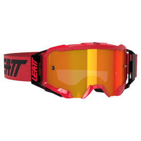 Leatt Velocity 5.5 Iriz Goggle 2023  Red Frame/Red Iriz Mirror Lens