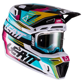 Leatt Moto 8.5 V22 Helmet X-Large Aqua