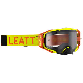 Leatt Velocity 6.5 Goggle 2024  Citrus Frame/Light Grey Lens