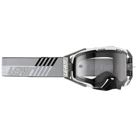 Leatt Velocity 6.5 Goggle 2024  White Frame/Light Grey Lens