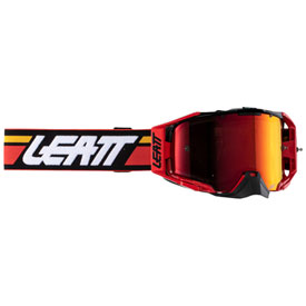 Leatt Velocity 6.5 Iriz Goggle  Red Frame/Red Lens