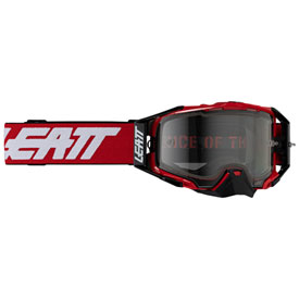 Leatt Velocity 6.5 Goggle  Red Frame/Clear Lens
