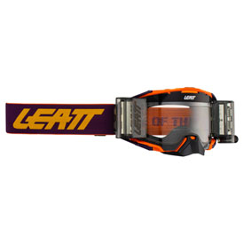 Leatt Velocity 6.5 Roll-Off Goggle 2024  Indigo Frame/Clear Lens