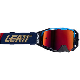 Leatt Velocity 6.5 Cryztal Iriz Goggle  Royal Blue Frame/Fuchsia Lens