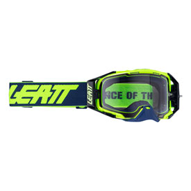 Leatt Velocity 6.5 Cryztal Goggle  Lime Frame/Purple Lens