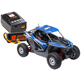 Losi Polaris RZR Rey 4X4 with Spektrum Battery and Charger 1:10 Scale Polaris Blue