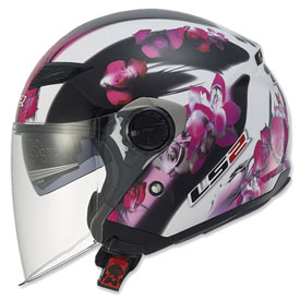 LS2 Women's Track Floral Helmet