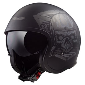 LS2 Spitfire Skull Rider Helmet