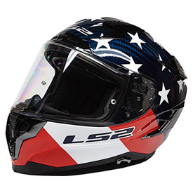LS2 Challenger Carbon Americarbon Helmet