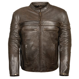 Milwaukee Leather Sporty Crossover Leather Motorcycle Jacket