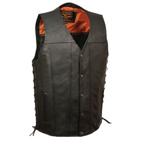 Milwaukee Leather Straight Bottom Motorcycle Vest