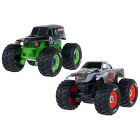 Monster Jam Mechanix Build & Re-Build 2-Pack - Grave Digger/Zombie 1:43 Scale