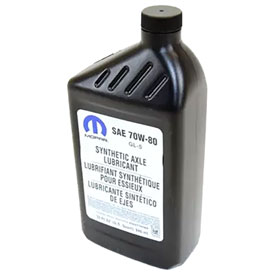 Mopar GL-5 Synthetic Axle Lubricant 70W-80 1 Quart